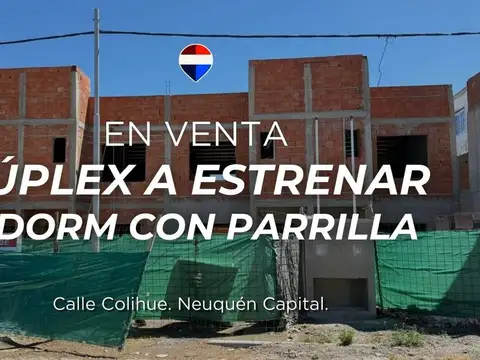 VENTA, DUPLEX 2 DORMITORIOS A ESTRENAR!