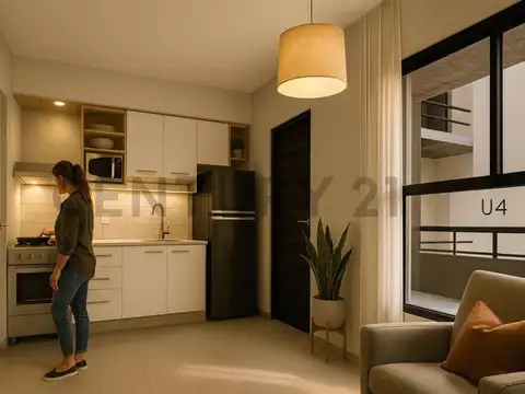 Departamento Monoambiente con 1 baño