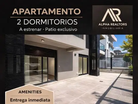 Apartamento 2 dorm. en venta en Parque Batlle con Patio.