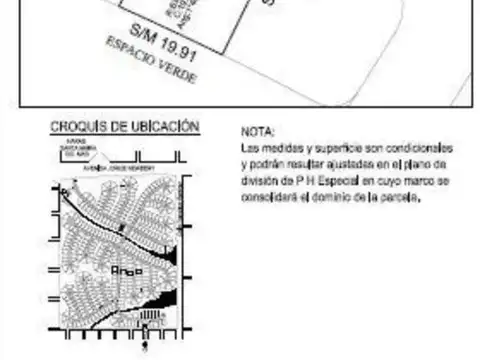 Terreno en Venta 35  mts Fondo