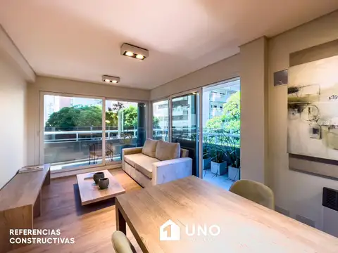Departamento 3 ambientes con 2 baños