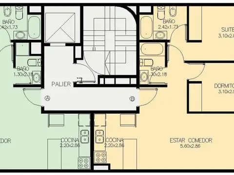 Departamento en Venta de 2 dormitorios