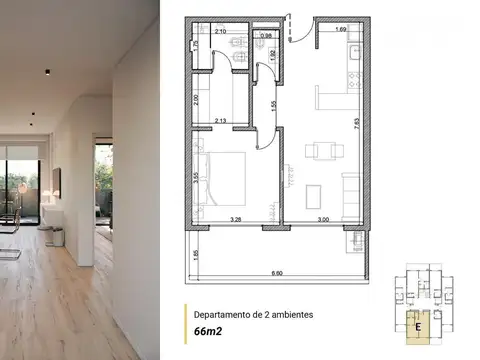 Departamento en Venta en Hurlingham, USD 89.100