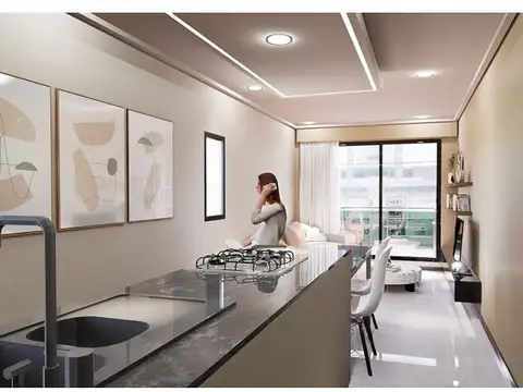 Departamento 3 ambientes con 2 baños