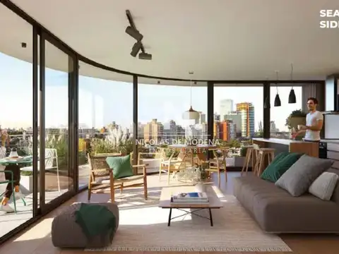 Departamento 2 ambientes con 1 baño