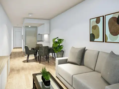 Departamento 3 ambientes con 1 baño