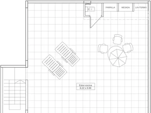 Depto Tipo Casa en Venta de 3 ambientes