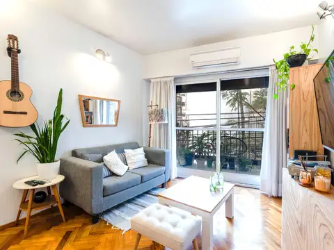 Venta departamento 3 ambientes luminoso al frente con dependencia en Palermo.