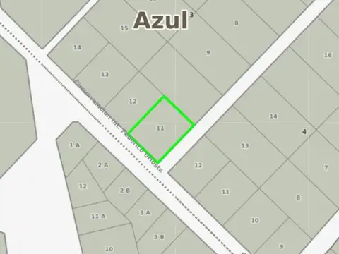 Terreno en Venta de 1597,0 m2
