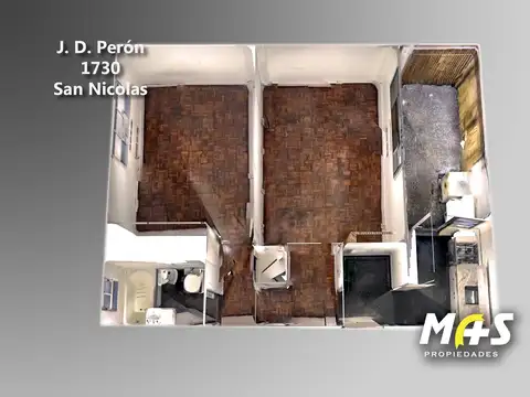 Departamento 2 ambientes con 1 baño