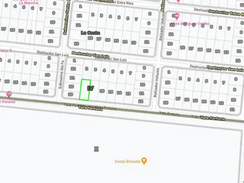Terreno en Venta de 539,0 m2