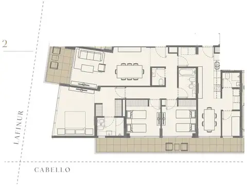 Departamento en Venta con 1 cocheras