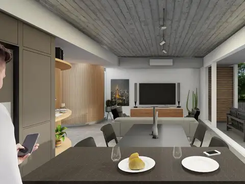 Departamento 3 ambientes con 2 baños