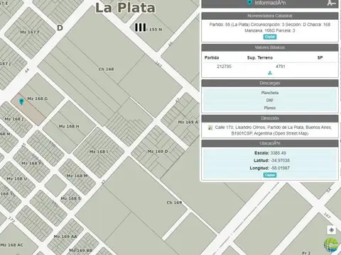 Terreno en Venta de 4791,0 m2