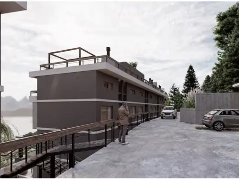 Departamento 2 ambientes con 2 baños