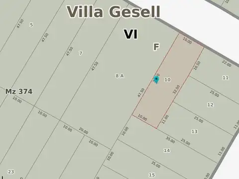 Terreno en Venta de 325,0 m2