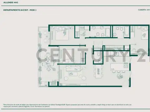 Departamento en Venta de 4 ambientes