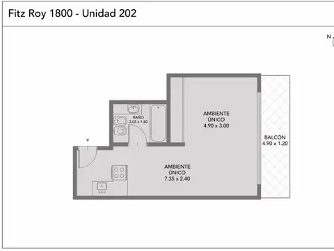 Fitz Roy 1800 , Piso 2