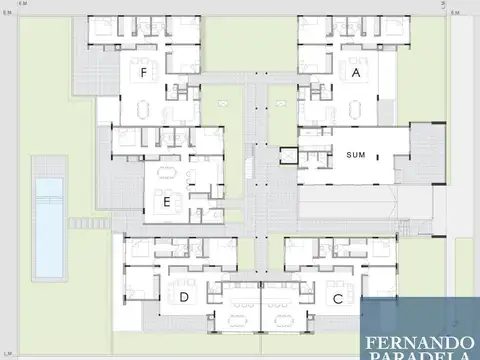 Departamento 4 ambientes con 3 baños