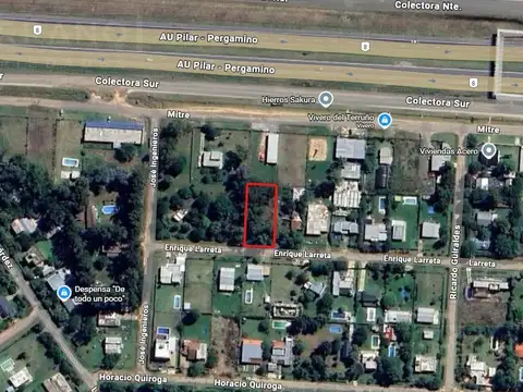 Lote de terreno en Venta. 760 m2. Barrio Parque Sakura, Exaltación de la Cruz.