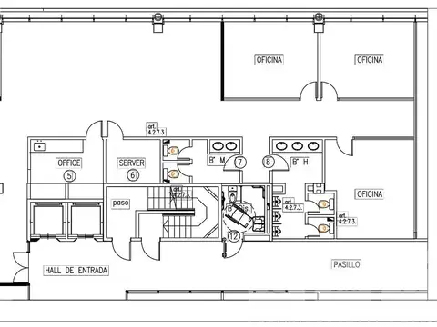 Oficina en Alquiler con 5 cocheras