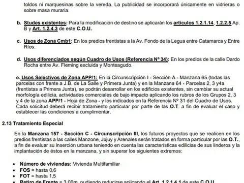 VENTA TERRENO 270m2 Martinez (2 cuadras Hipódromo)