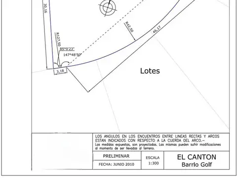 El Canton Golf - - Escobar 100