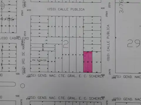 Terreno en Venta 30  mts Fondo