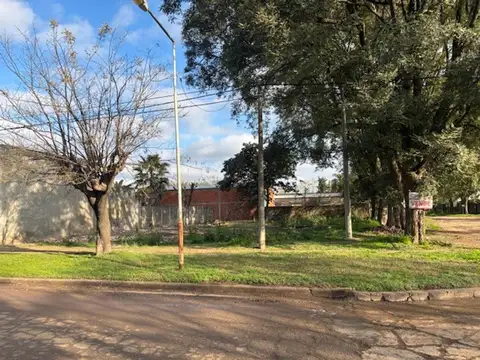 Amplio terreno en esquina Santa Lucía
