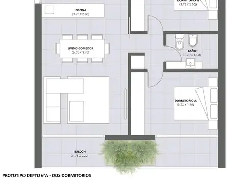 VENTA SEMI PISO 2 DORMITORIOS ABASTO POZO