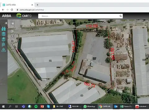Galpon en Venta 221  mts Fondo