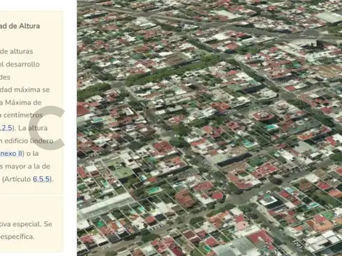 Terreno en Venta 26  mts Fondo