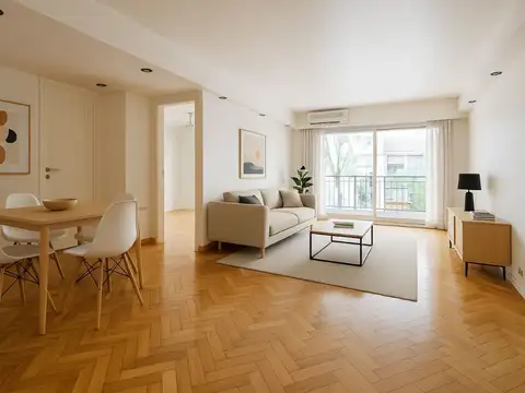 Venta depto 4 amb en Recoleta con cochera y patio