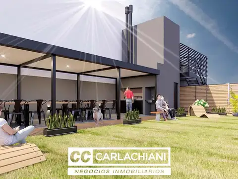 Departamento 3 ambientes con 2 baños