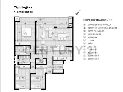 DEPARTAMENTOS EN POZO CON COCHERA Y PILETA