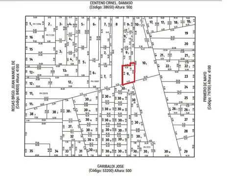 Terreno interno en venta