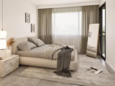 Departamento 2 ambientes con 1 baño