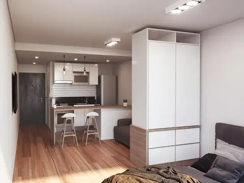 Departamento Monoambiente con 1 baño