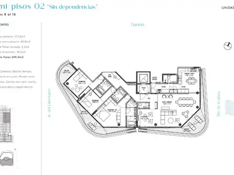 Departamento en Venta con 2 cocheras