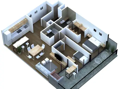 DEPARTAMENTO venta LANUS OESTE dos ambientes SUM