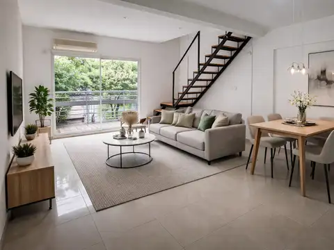 Bellisimo Duplex al frente con cochera 3 dormitorios vivienda y apto profesional