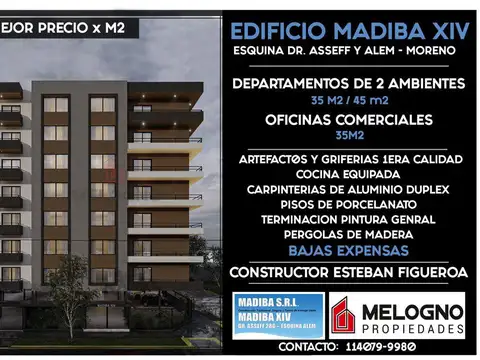 Departamento en Pozo. Madiba XIV. "Minimo anticipo"