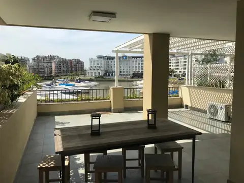 ALQUILER TEMPORARIO, EDIFICIO TERRAZAS, 2 amb. vista a la bahía, Nordelta