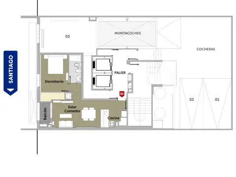 Departamento en Venta de 2 dormitorios