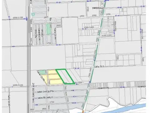 Terreno en Venta 125  mts Frente