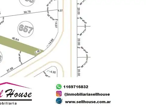 Terreno en Venta 30  mts Frente