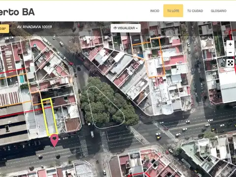 Terreno en Venta 33  mts Fondo