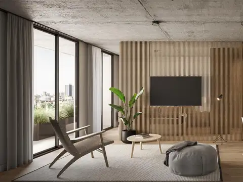 VENTA EN POZO, DEPARTAMENTO 2 AMBIENTES, ESCRITORIO Y CON BALCON EN COGHLAN