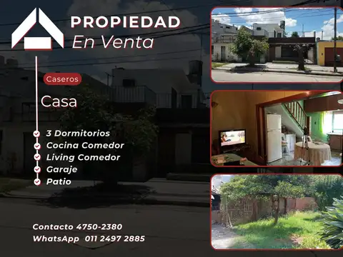Casa en venta en Caseros