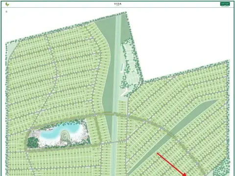 VENTA: Terreno en Vida Lagoon, barrio cerrado, de 624 m2, con fondo al Norte. Funes,